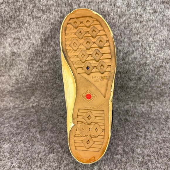 ✅VTG Jets Ball Band Arch-Gard Black Canvas Basketball Shoes Display Only - Picture 5 of 12